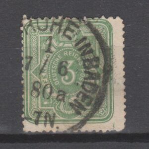 Duitsland 1875 31 Db Cijfer gestempeld gekeurd