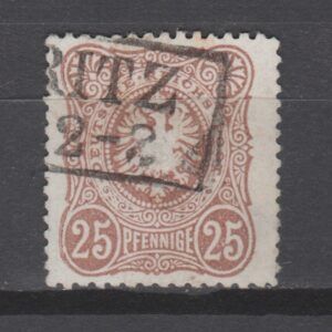 Duitsland 1875 35 Ba Rijksadelaar gestempeld gekeurd