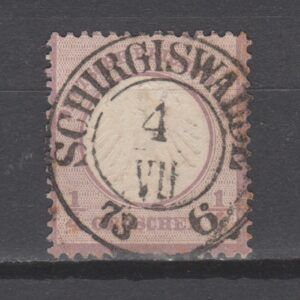 Duitsland 1872 1 Brustschild Schirgiswalde gestempeld