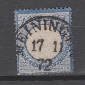 Duitsland 1872 10 Brustschild gestempeld met bemerkingen