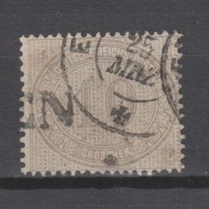 Duitsland 1872 12 Binnendienst gestempeld gekeurd