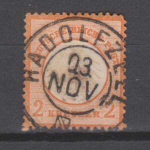 Duitsland 1872 15 Brustschild Radolfzell gestempeld