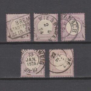 Duitsland 1872 16 Brustschild gestempeld