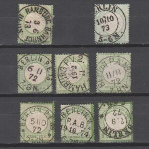 Duitsland 1872 17 Brustschild gestempeld