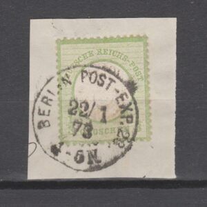 Duitsland 1872 17 a Brustschild Berlijn gestempeld gekeurd