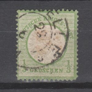 Duitsland 1872 17 b Brustschild gestempeld gekeurd