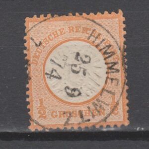 Duitsland 1872 18 Brustschild Himmelwitz gestempeld