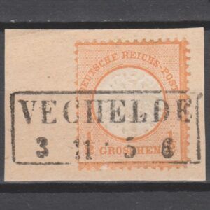Duitsland 1872 18 Brustschild Vechelde gestempeld