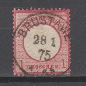 Duitsland 1872 19 Brustschild Brustawe gestempeld