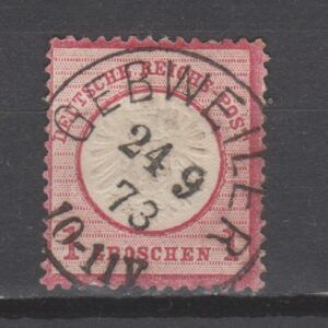 Duitsland 1872 19 Brustschild Gebweiler gestempeld