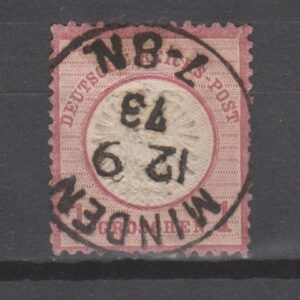 Duitsland 1872 19 Brustschild Minden gestempeld