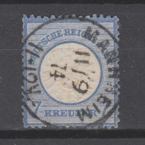 Duitsland 1872 26 Brustschild Mannheim gestempeld
