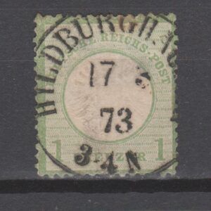 Duitsland 1872 7 Brustschild gestempeld met bemerkingen
