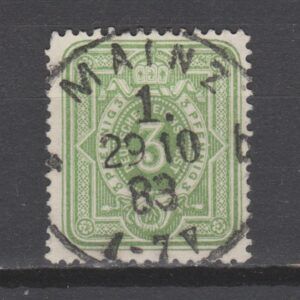 Duitsland 1880 39 ba gestempeld gekeurd