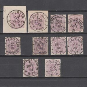 Duitsland 1880 40 gestempeld