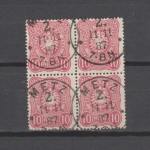 Duitsland 1880 41 in blok gestempeld