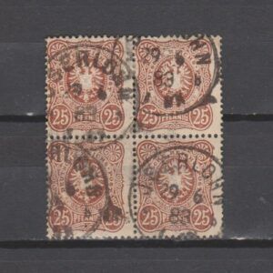 Duitsland 1880 43 in blok gestempeld