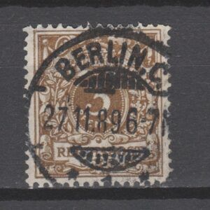 Duitsland 1889 45 aa Cijfer gestempeld gekeurd