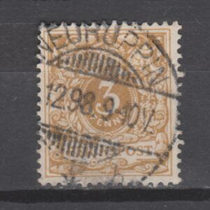 Duitsland 1889 45 ca Cijfer gestempeld gekeurd