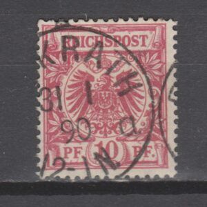 Duitsland 1889 47 a Kroon/Adelaar gestempeld gekeurd
