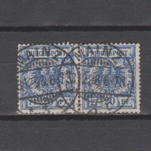 Duitsland 1889 48 Kroon/Adelaar in paar gestempeld
