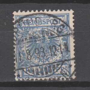 Duitsland 1889 48 bb Kroon/Adelaar gestempeld gekeurd