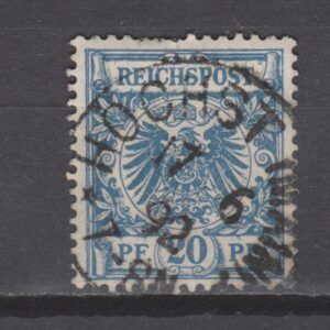 Duitsland 1889 48 c Kroon/Adelaar gestempeld gekeurd met bemerkingen