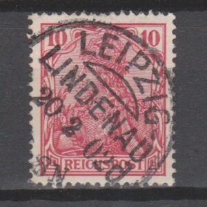 Duitsland 1900 56 Germania gestempeld Leipzig Lindenau