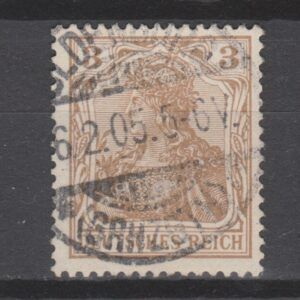 Duitsland 1902 69 b Germania gestempeld gekeurd