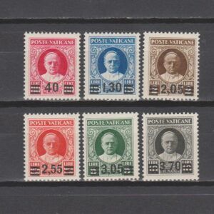 Vaticaanstad 1934 35-40 Provisoren Serie met opdruk