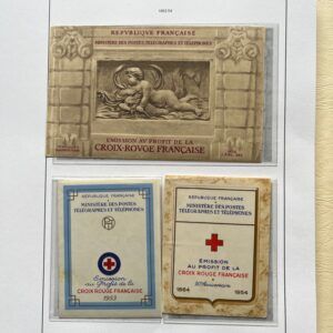 00354 Frankrijk Rode Kruis Boekjes 1952-2004
