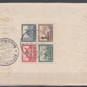 Duitsland 1930 Blok 1 IPOSTA op R-Brief