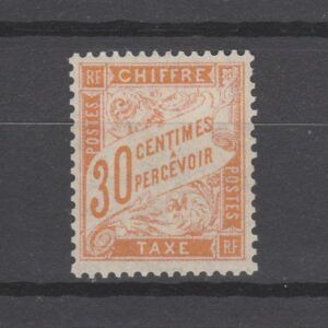 Frankrijk 1893 34 Port Duval rood-oranje ongebruikt