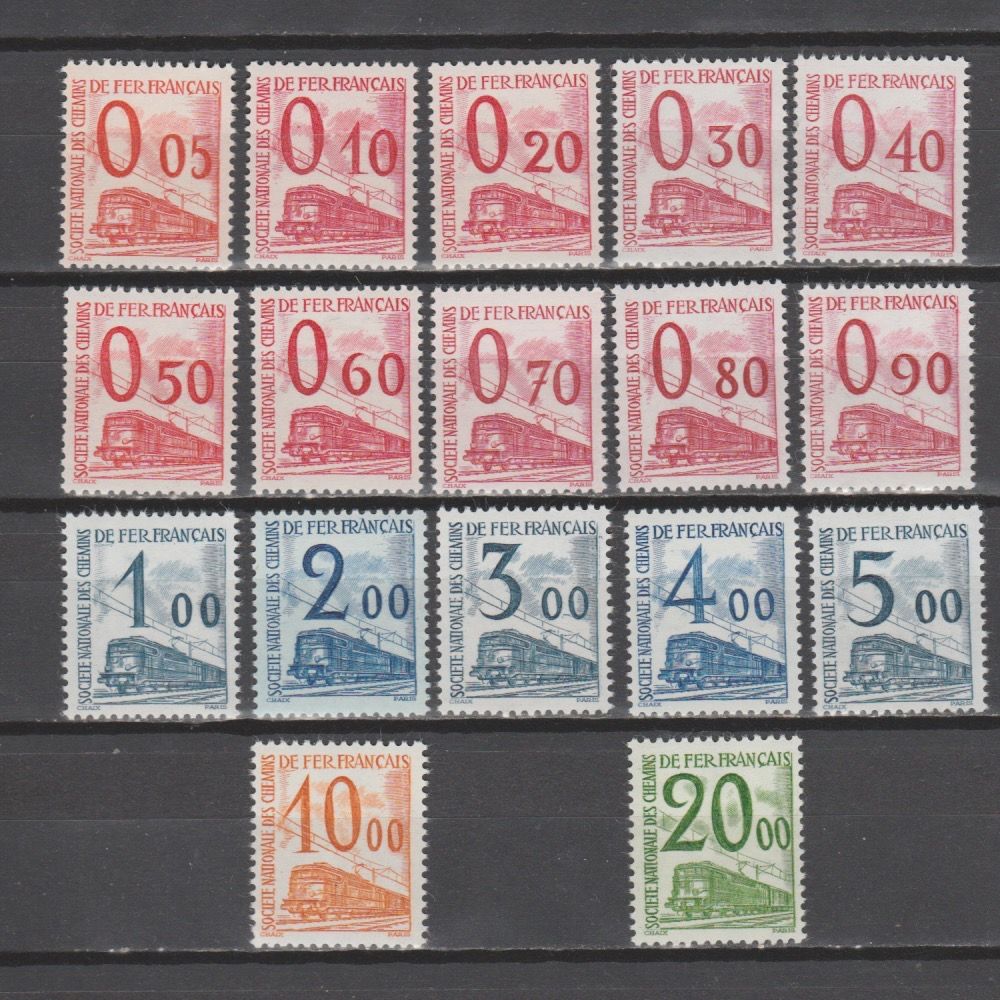 Frankrijk 1960 31-47 Postpakketzegels Collis Postaux