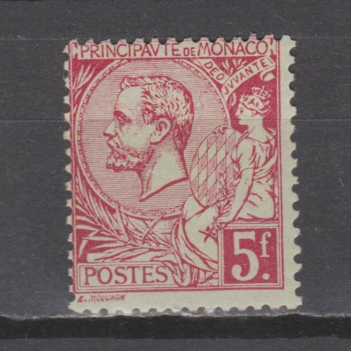 Monaco 1891 21 Prins Albert I ongebruikt