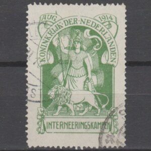 Nederland 1916 IN1 gestempeld