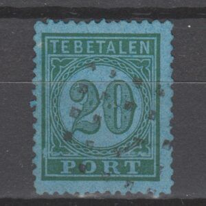 Nederlands Indië 1874 P4 Port gestempeld