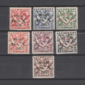 Suriname 1931 LP8-LP14 Luchtpost Do.X ongebruikt