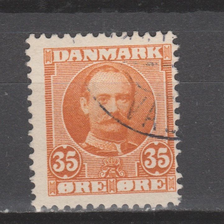 Denemarken 1907 57 Koning Frederik VIII gestempeld