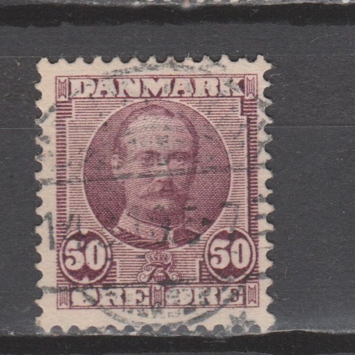 Denemarken 1907 58 Koning Frederik VIII gestempeld