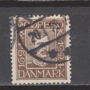 Denemarken 1924 139 300 Jaar Deense Post gestempeld