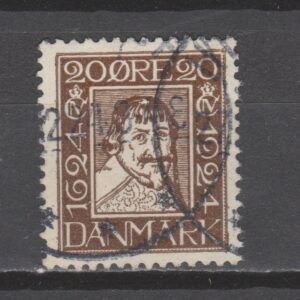 Denemarken 1924 140 300 Jaar Deense Post gestempeld