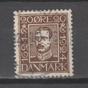 Denemarken 1924 142 300 Jaar Deense Post gestempeld