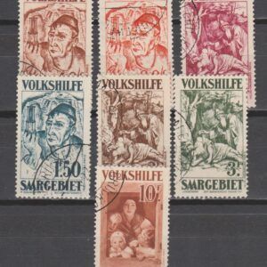 Duitsland 1931 Saar 144-150 Volkshilfe gestempeld