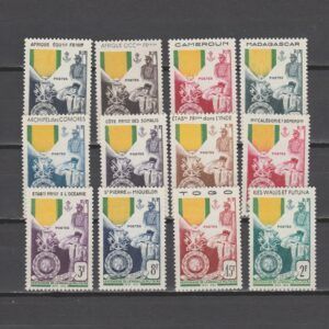 Frankrijk 1952 Koloniën Militaire Medaille omnibus uitgifte