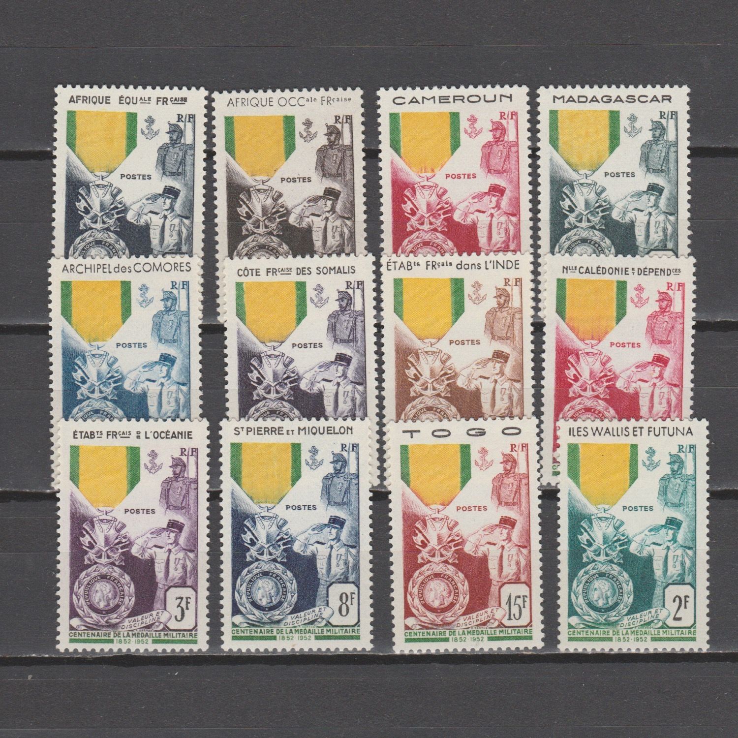 Frankrijk 1952 Koloniën Militaire Medaille omnibus uitgifte