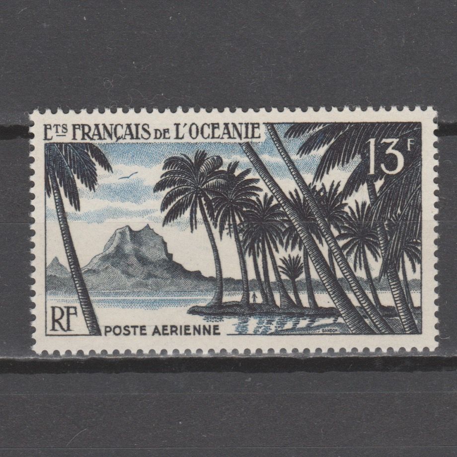 Frankrijk 1955 Oceanië 32 Luchtpost