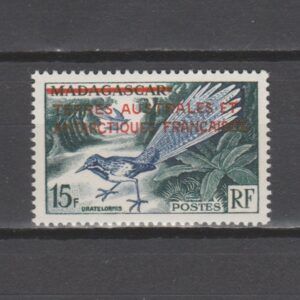 Frankrijk 1955 TAAF 1 Uratelornis met Rode Opdruk