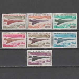 Frankrijk 1969 Koloniën Luchtpost Concorde omnibus uitgifte