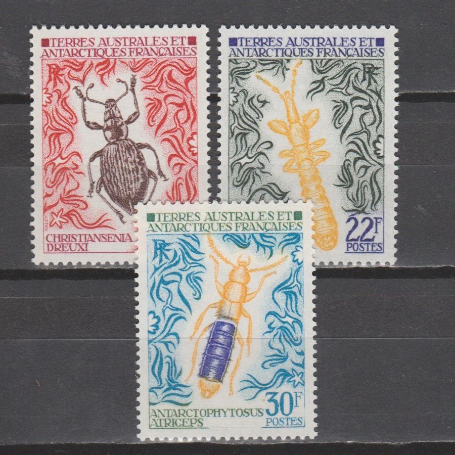 Frankrijk 1973 TAAF 49-51 Insecten